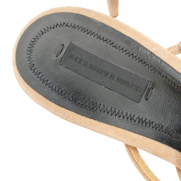 Alexander Wang Tan Caged Studded Heels Sz 40 - Picture 4 of 9